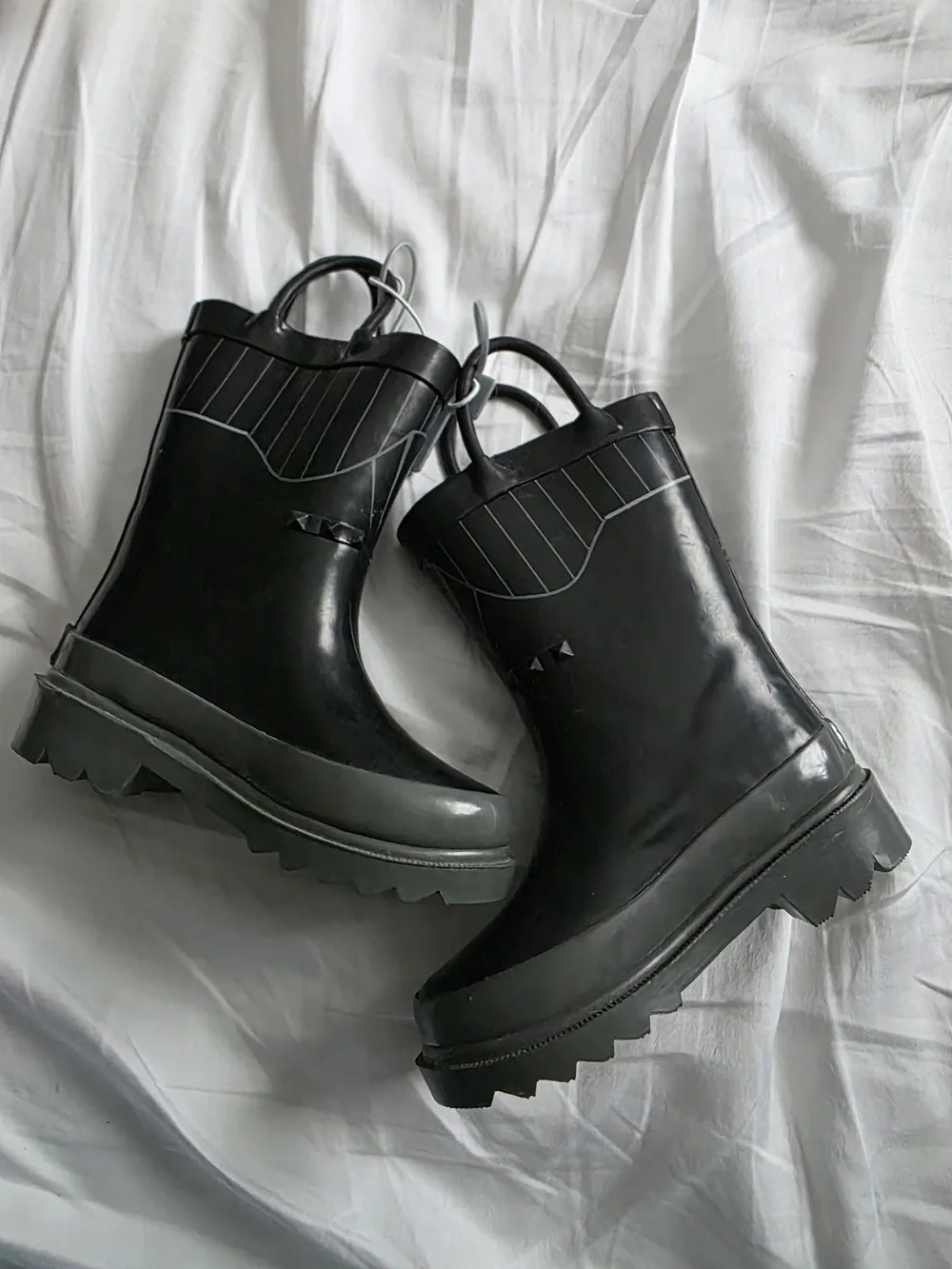 Disney Kids Rain Boots with Pull Handles Star wars